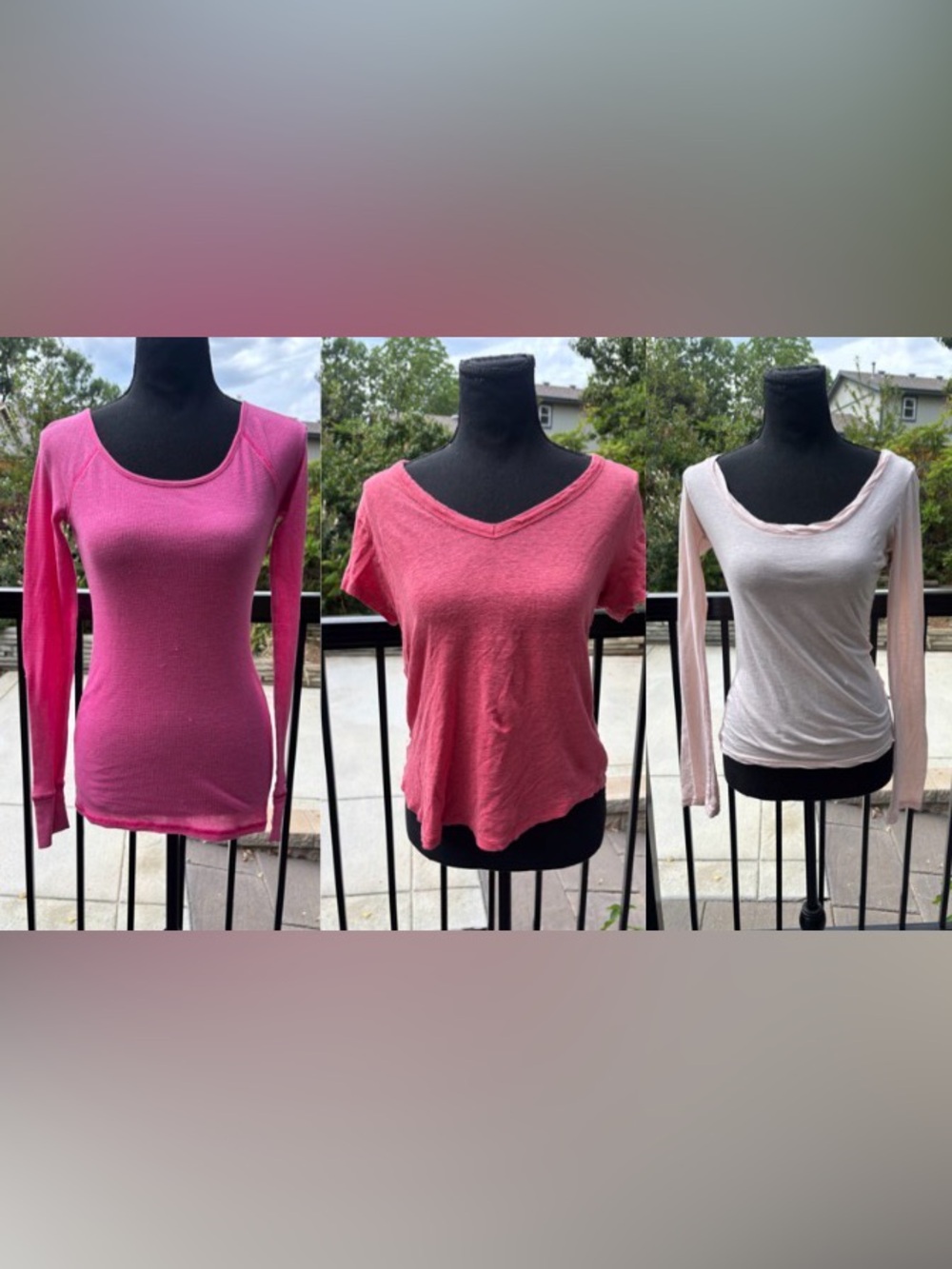 James Perse, Arizona, Gap Pink Top Trio